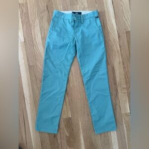 Van’s 24 Regular Boy’s Teal Chino Pants